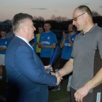 Michał Wysokiński (Michałki) odbiera Puchar za II miejsce