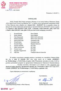 Powołania Mistrzostwa Świata Bahamas 2017 do internetu