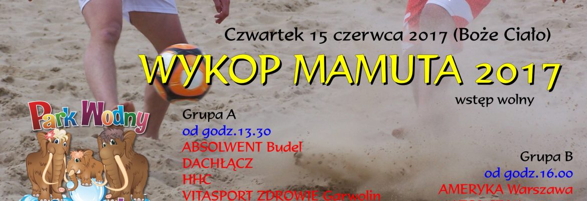 plakat Wykop Mamuta 2017